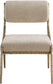 Bastille - Upholstered Dining Side Chair (Set of 2) - Brass Frame