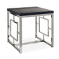 Ezra - 24" End Table - Chrome