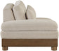 Turin - Fabric Upholstered Modular Arm Chair - Taupe