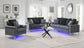 U481 - 3 Piece Living Room Set (Sofa, Loveseat, Chair) - Gray