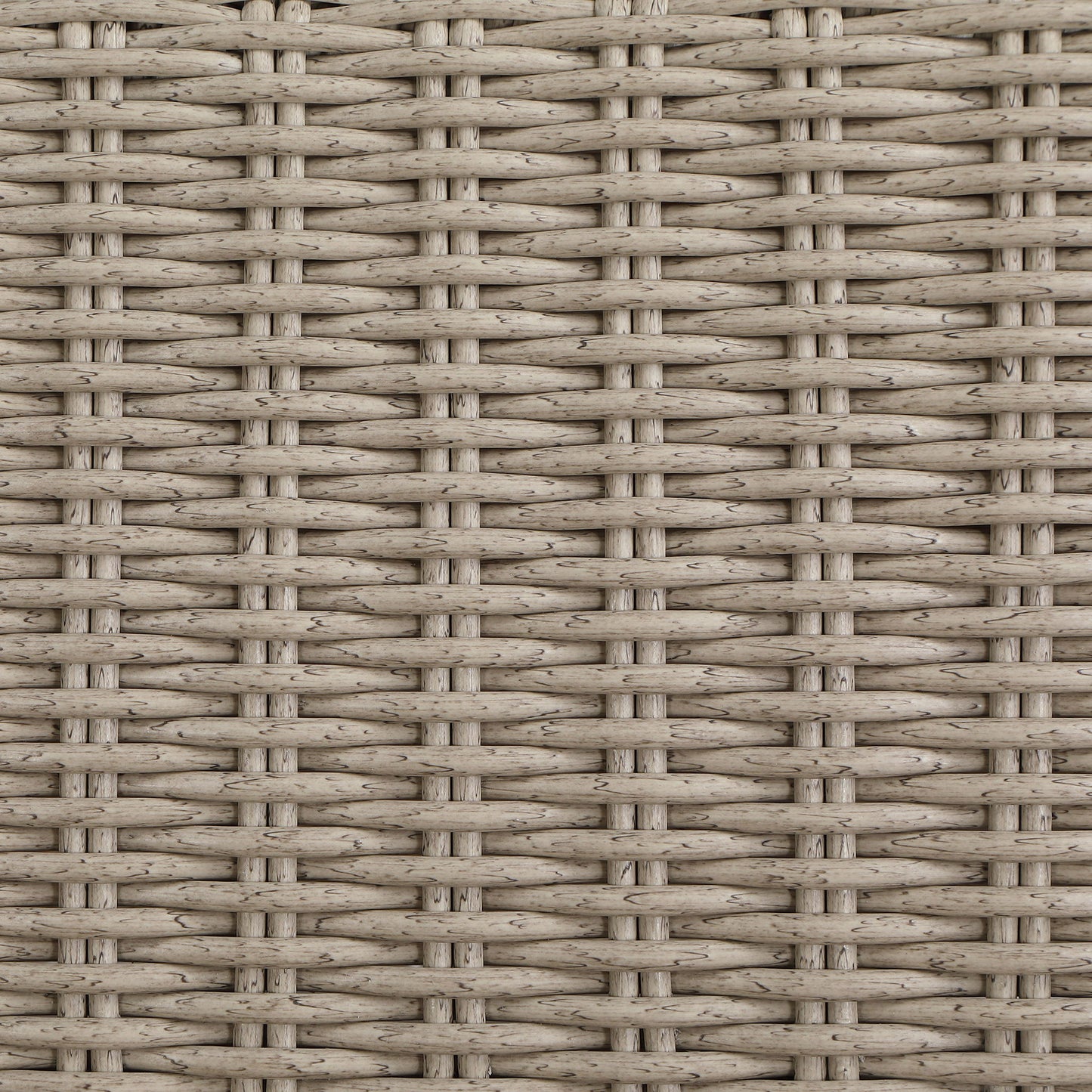 Seacrest - Olefin Water Resistant Fabric And Wicker 4 Piece Outdoor Patio Modular Sofa
