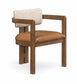 Ravina - Upholstered Dining Chair With Stained Brown Base (Set of 2)