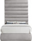 Adam - Boucle Fabric Bed With 89" Headboard