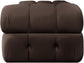 Orin - Velvet Performance Fabric Upholstered 2 Piece Modular Sofa (2 Corner Chairs)