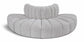 Arc - Boucle Fabric 4 Piece Modular Sofa