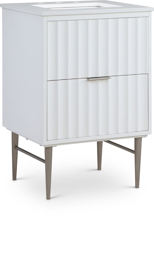 Modernist - Bathroom Vanity With Chrome Legs