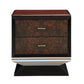 Jamonica - Nightstand With 2 Drawers - Dark Brown