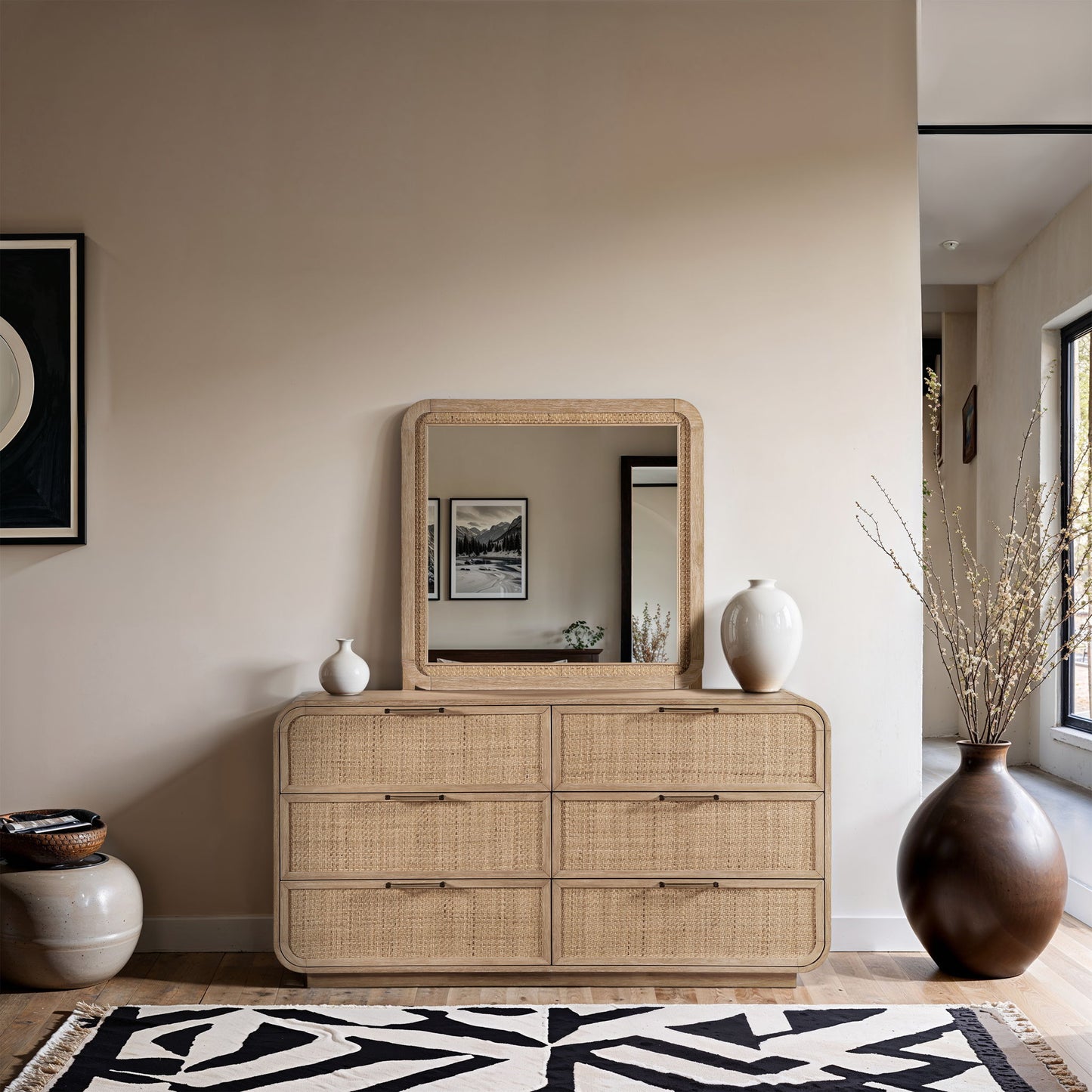 Windsor - Rubberwood Dresser - Natural
