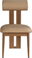 Dario - Faux Leather Dining Chair With Brown Frame (Set of 2)