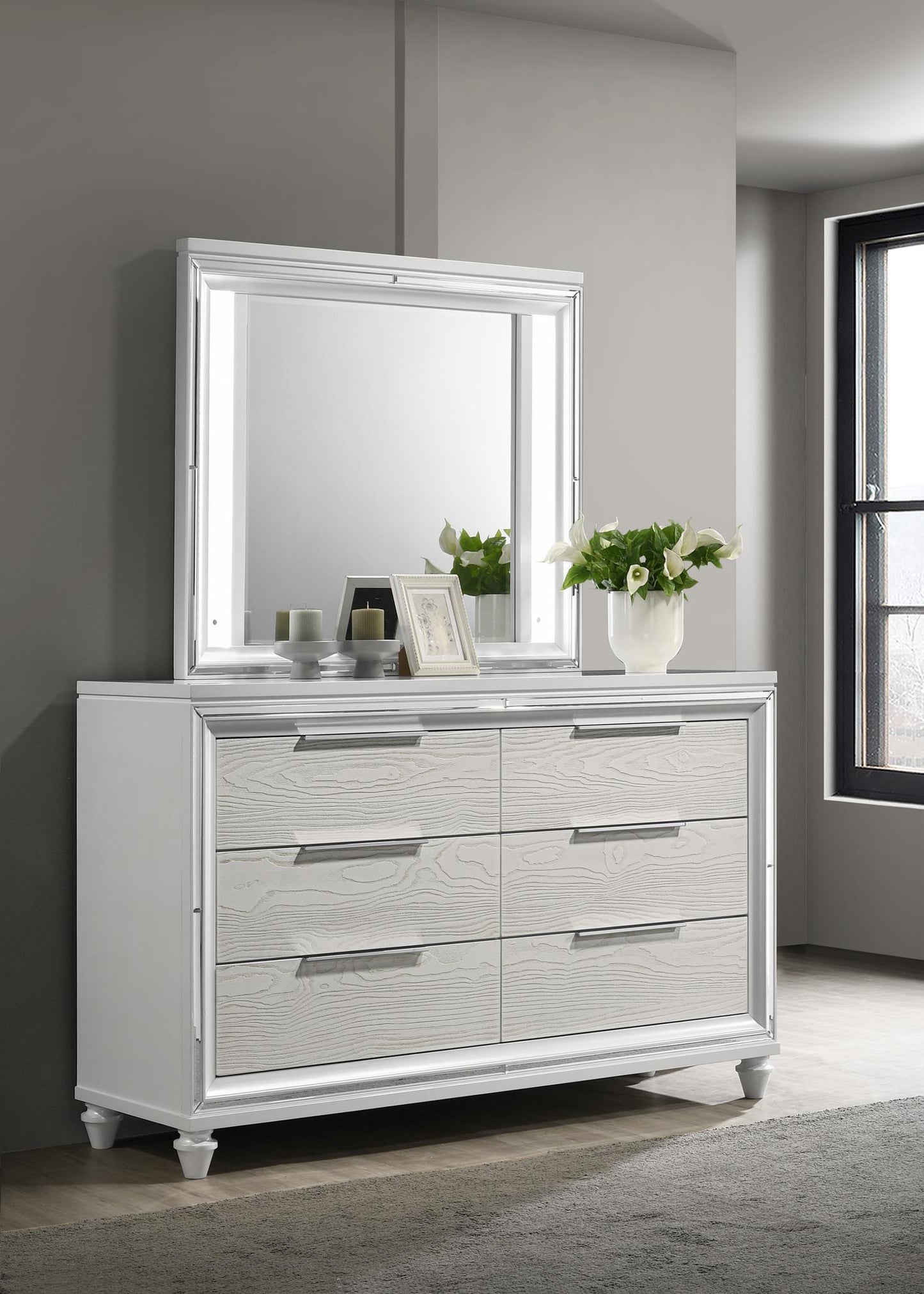 B027 - Mirror - Pale Almond