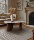 Puglia - Marble Top And Oak Wood Base Table