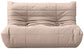 Relax - Vegan Leather 54.75" Upholstered Loveseat - Tan