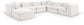 Stellar - 7 Piece Chenille Fabric Upholstered Modular Sectional