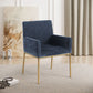 Reeves - Dining Chair With Gold Legs (Set of 2)