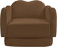 Bloom - Velvet Chair - Saddle