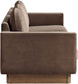 Diviento - Velvet Performance Fabric Upholstered Sofa