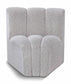 Arc - Boucle Fabric Curved Corner Chair