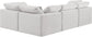 Indulge - Velvet 4 Piece Modular Corner Sectional