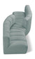 Arc - Faux Leather 4 Piece Sofa