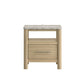 Jonas - Nightstand With USB - Natural