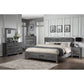 Vidalia - Queen Bed With Storage - Rustic Gray Oak