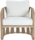San Pietro - Resilient Waterproof Fabric Upholstered Outdoor Patio Chair