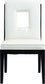 Gwendolyn - Faux Leather Dining Side Chair With Black Frame (Set of 2)