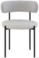 Beacon - Faux Leather Dining Chair With Black Legs (Set of 2)