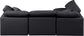 Indulge - Faux Leather 4 Piece Modular Sectional