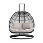 Playa - Double Swing Chair Complete - Dark Gray