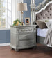 B062 - Nightstand - Shimmer Silver