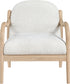 Helmsley - Performance Fabric Upholstered Accent Chair - Cream / Natural