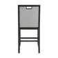 Elodie - Fabric Counter Chair (Set of 2) - Charcoal / Gray