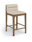 Ellis - Vegan Leather Upholstered Counter Stool (Set of 2) - Brown Base