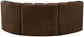 Arc - Velvet 3 Piece Modular U-Shaped Sofa