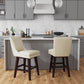 Villanova - Swivel PU Counter Stool (Set of 2)