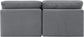 Indulge - Velvet 2 Seat Modular Armless Sofa