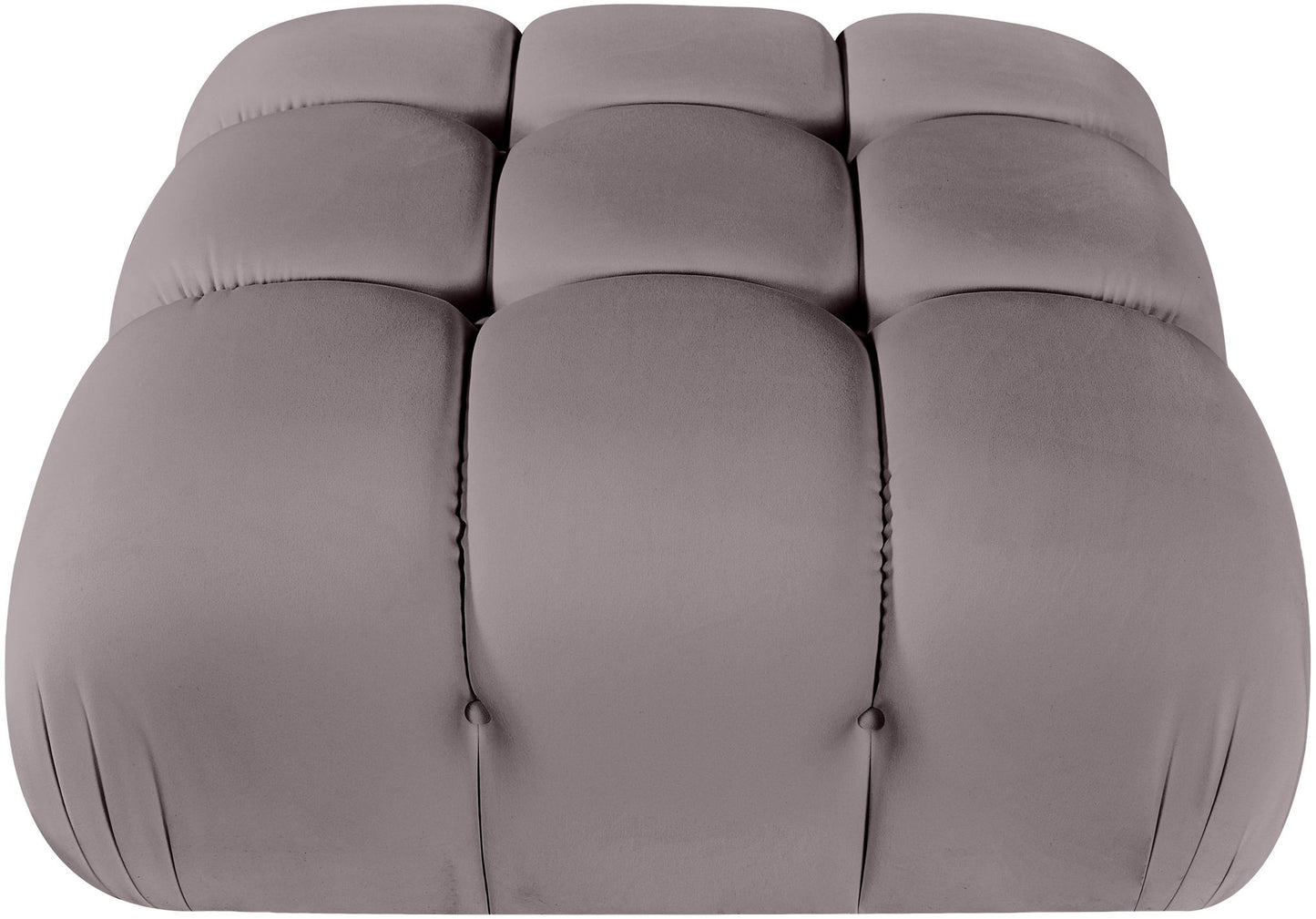 Orin - Velvet Performance Fabric Upholstered Modular Ottoman