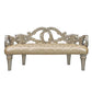 Danae - Bench - Champagne Synthetic Leather & Gold