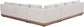Solace - Olefin Performance Fabric 3 Piece Outdoor Patio Modular Sectional (2 Sofas & Corner Chair)