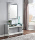 Nysa - Sofa Table - Mirrored & Faux Crystals