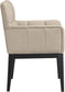 Adrian - Dining Arm Chair (Set of 2) - Black Legs