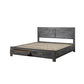 Vidalia - Queen Bed With Storage - Rustic Gray Oak
