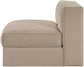 Rummi - Velvet Performance Fabric Upholstered Modular Armless Chair