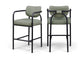 Serava - Vegan Leather Upholstered Bar Stool