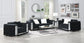 U249 - Velvet Sofa - Black