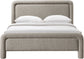 Baylor - Fabric With Interwoven Chenille Upholstered Bed