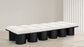 Pavilion - 12 Piece Modular Bench With Black Base