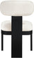Timbra - Linen Textured Fabric Upholstered Dining Chair (Set of 2) - Black Base
