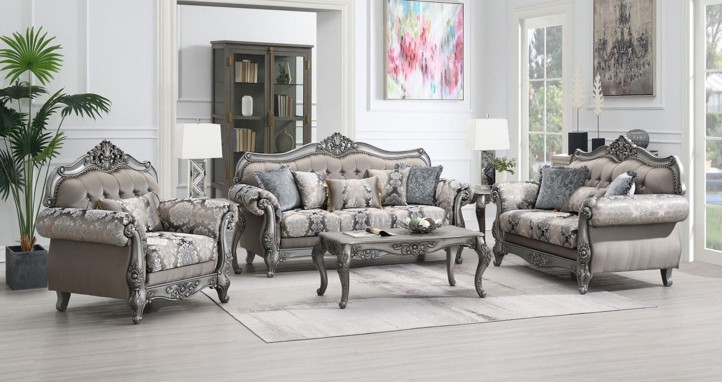 U203 - Traditional Chair - Gray